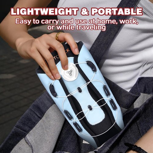 Ankle Brace for Sprained Ankle, Adjustable Knob Support with Removable Metal Splints, KTQUICK Breathable Ankle Stabilizer for Unsex, Pain Relief for Swelling,Injury Recovery,Sports,M(Shoes 8.5‘’-12‘’)