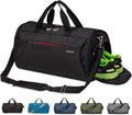Kuston Sports Gym Bag - Versatile Duffel with Shoe Compartment & Wet Pocket | Trolley Sleeve Included