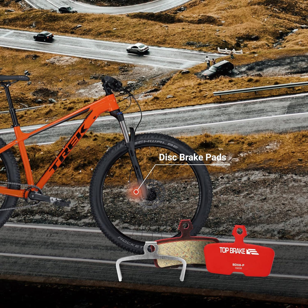 TOP BRAKE Disc Bike Brake Pads - Compatible with SRAM Code R, Guide RE, G2 RE & More | MTB eMTB Downhill Cycling