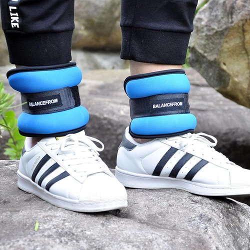 Fitvids Adjustable Ankle Wrist Arm Leg Weights - 1-20 LBS | Versatile Training Options