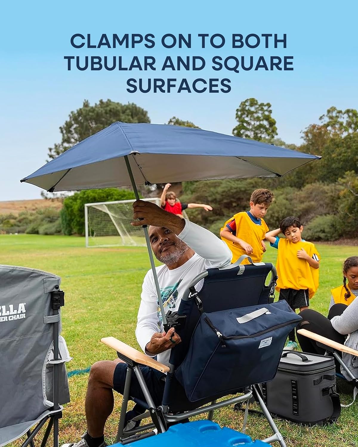 Sport-Brella Outdoor Umbrella - 137cm Diameter, SPF50+ UV Protection for Sun & Rain