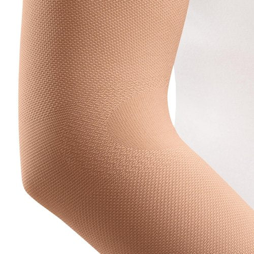 Mediven Harmony Armsleeve 20–30 mmHg Compression Arm Sleeve for Women & Men – Soft, Durable Support with Beaded Silicone Top Band for Secure Stay-Up Fit & Gentle Arm Circulation, Caramel, II, Standard