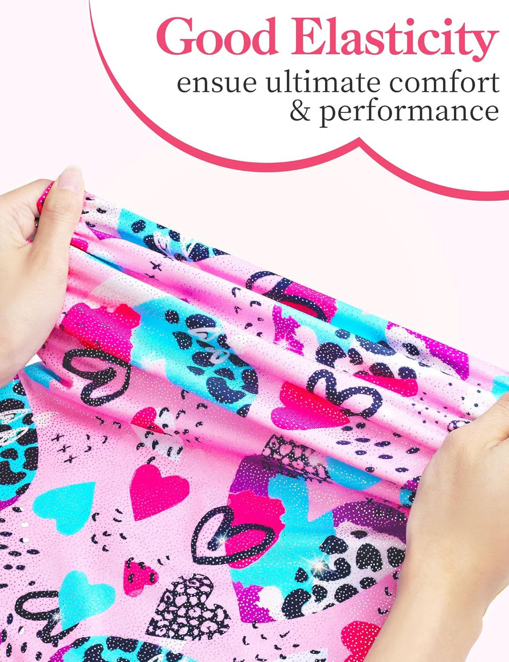 Skiennix Girls Gymnastics Leotards - Shiny Tumble Bodysuits for Dance | 2-Pack Activewear for Kids