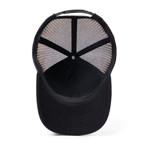 68LDROOTER The Dogfather Trucker Hat for Men, Best Dog Dad Gifts, Adjustable Mesh Back Baseball Cap, Idea (US, Alpha, One Size, The Dog Father)