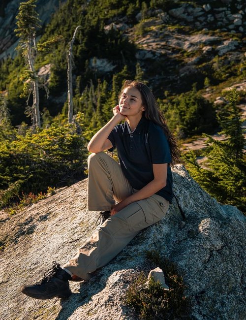 Moosehill Women's Cargo Hiking Pants - High-Waisted, Lightweight, Water-Resistant | Perfect for Outdoor Adventures