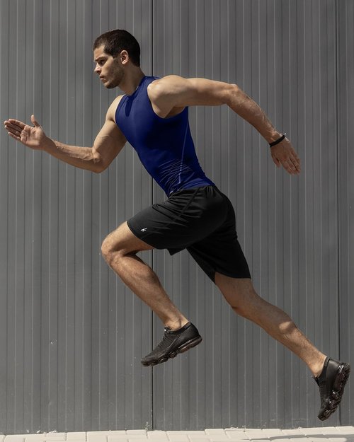 NY Threads Men's Athletic Shorts - Quick Dry Lightweight Running Gym Shorts with Pockets