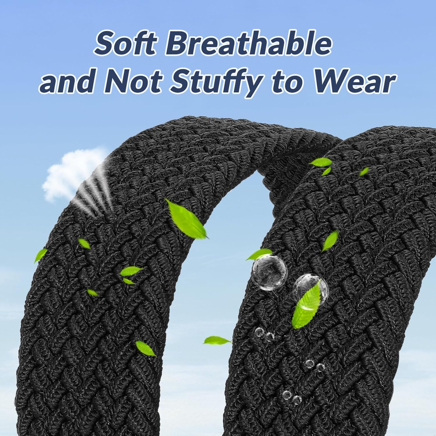 Beltroad Elastic Braided Golf Belt - Lightweight No-Hole Design | Breathable Stretch for Casual Wear