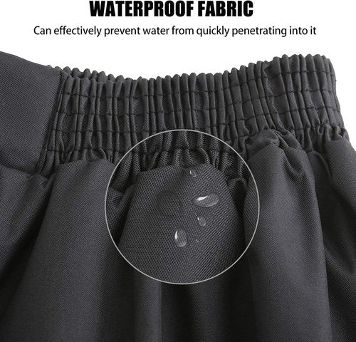 AYKRM Waterproof Reflective Safety Rain Pants - High Visibility for Fishing, Cycling & Hiking