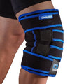 Shock Doctor Ice Recovery Compression Knee Wrap Brace, Large-X-Large, Black