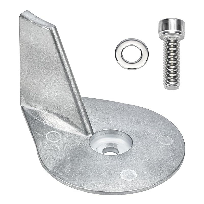 Trim Tab Anode for Outboard Motors 25-50HP Zinc Alloy Replacement | 822157T2/822157C2
