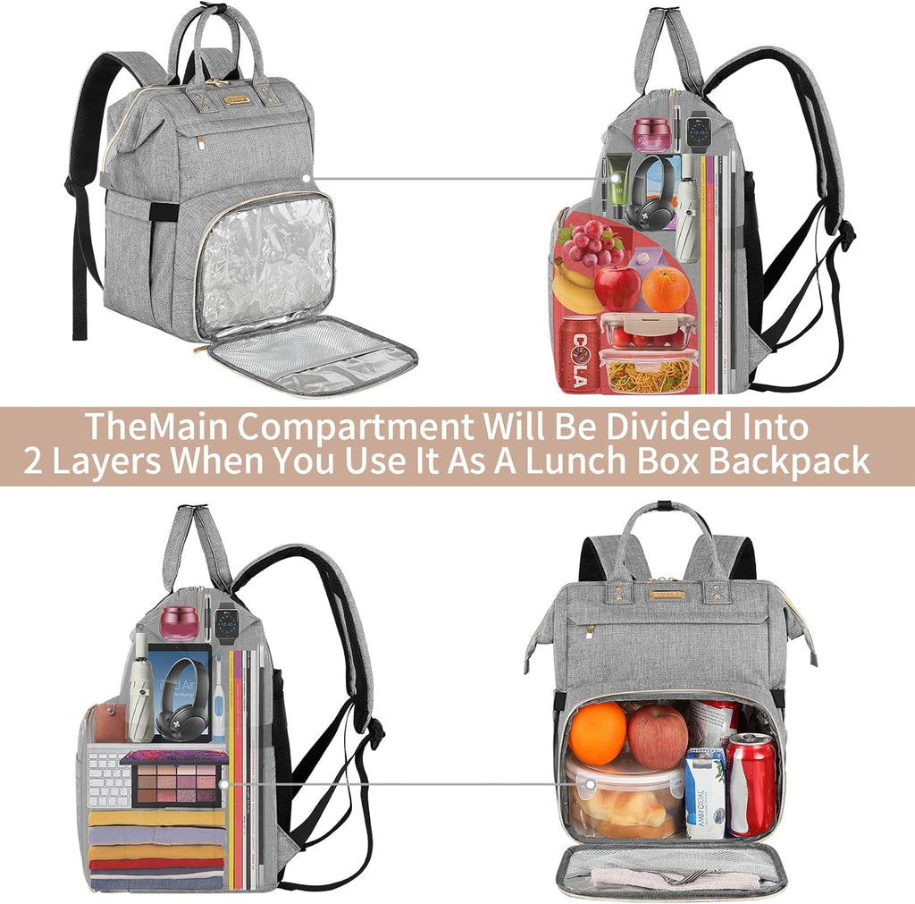Skiennix Insulated Lunch Bag Backpack - Versatile Cooler for Men & Women | Perfect for Work & Travel