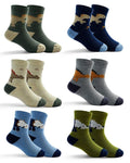 Moon Tree Big Boys Dinosaur Socks Kids Warm Socks Winter Thermal Crew Socks Size 13-1