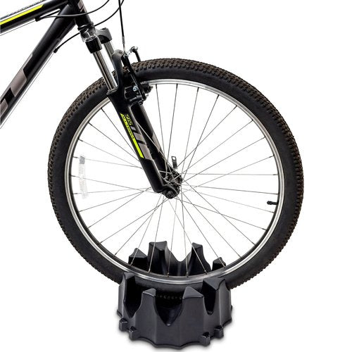 Alpcour Bike Trainer 4-Tier Riser Block for Front Wheel with Anti-Skid Design – Compatible with Stationary Mountain and Road Bikes for a Natural Riding Position Set-up with Extender