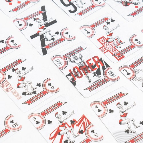 The Deck of Death Fitness Deck Workout Cards, 54 Card Exercise System,The Ultimate at Home Bodyweight Workout, Fitdeck for Increased Strength & Endurance, Sweat Deck Exercise