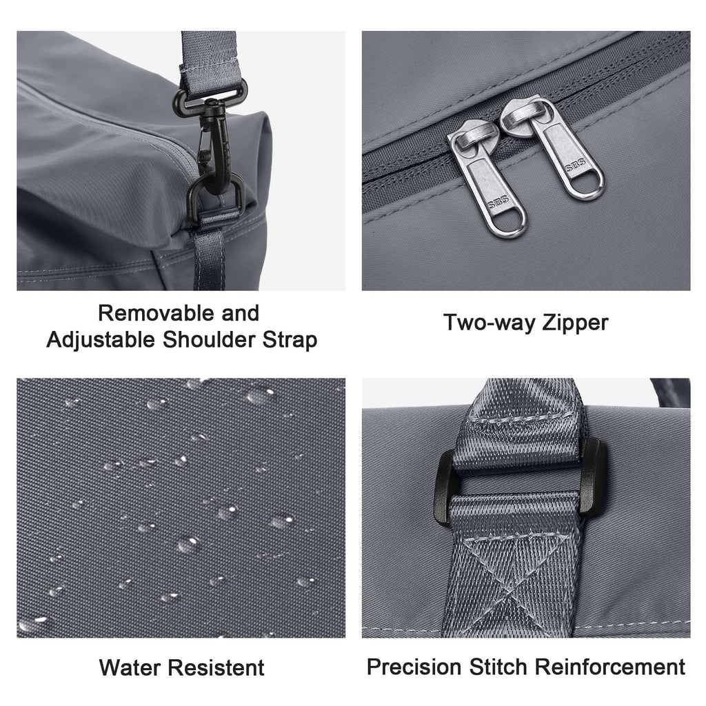 Travel Duffel Bag, Carry-on Overnight Weekender Bags for Women