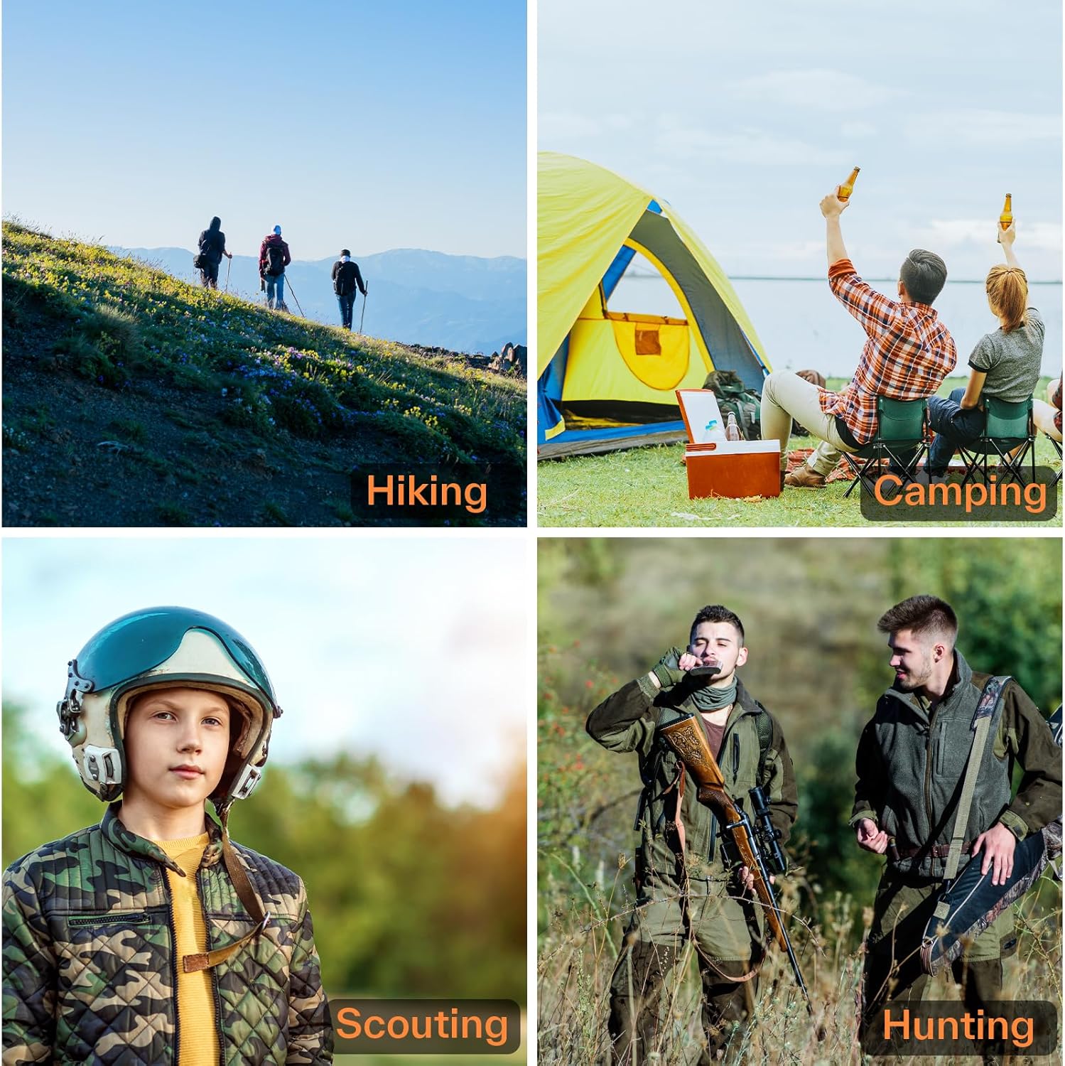 Sportneer Compass - Hiking Survival & Camping Accessory with Mirror | Perfect for Kids & Orienteering