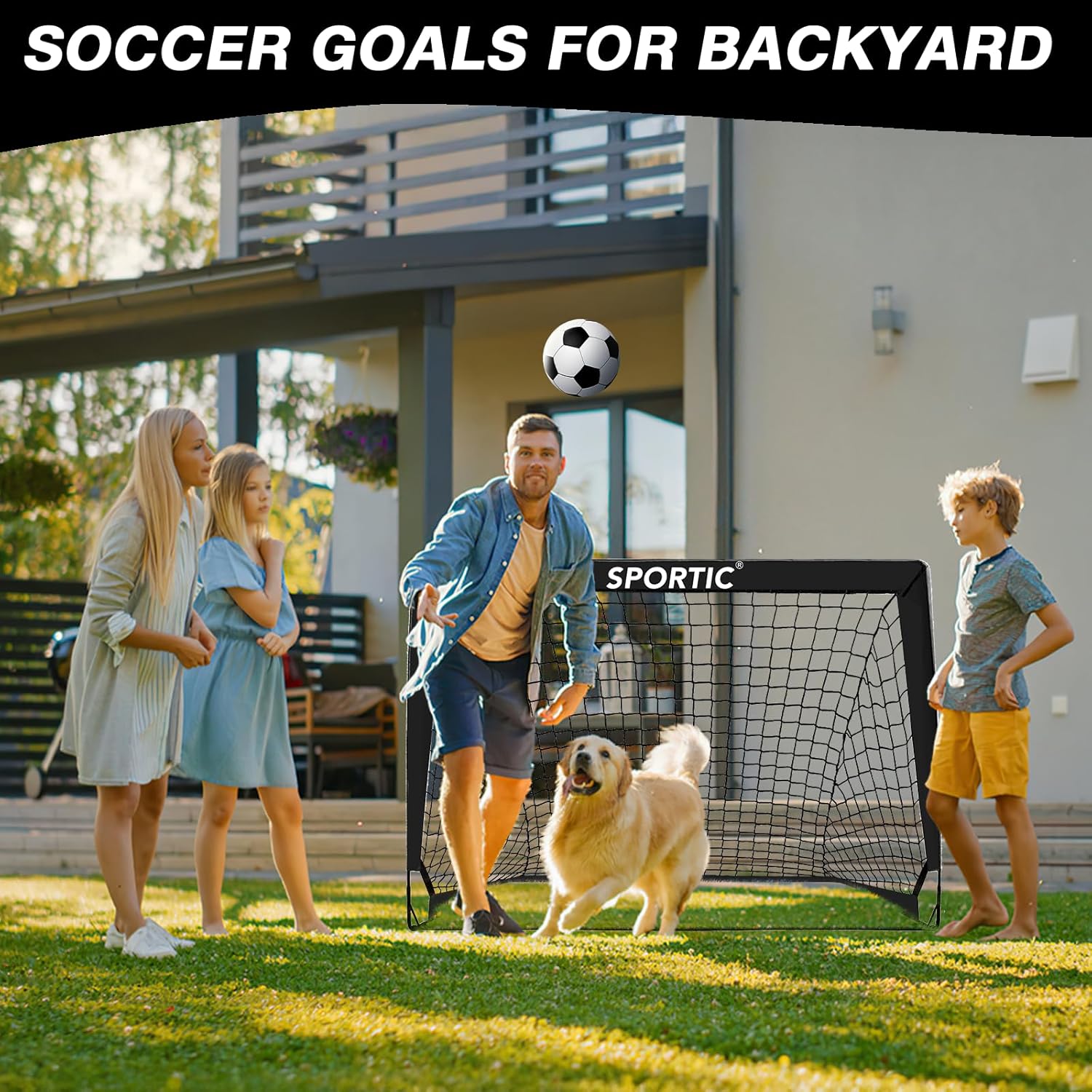 Pop Up Soccer Goal Net Set by [Brand Name] - 2 Pack 4' x 3' Portable Goals for Kids | Indoor & Outdoor Use
