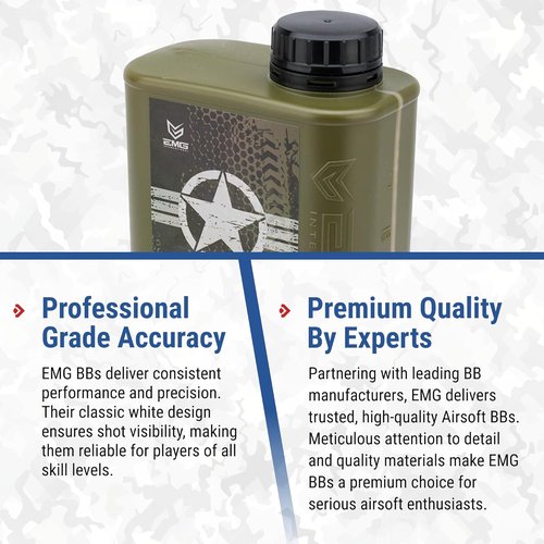 Evike Airsoft - EMG International Match Grade 6mm Airsoft BBs | Precision Performance & Accuracy