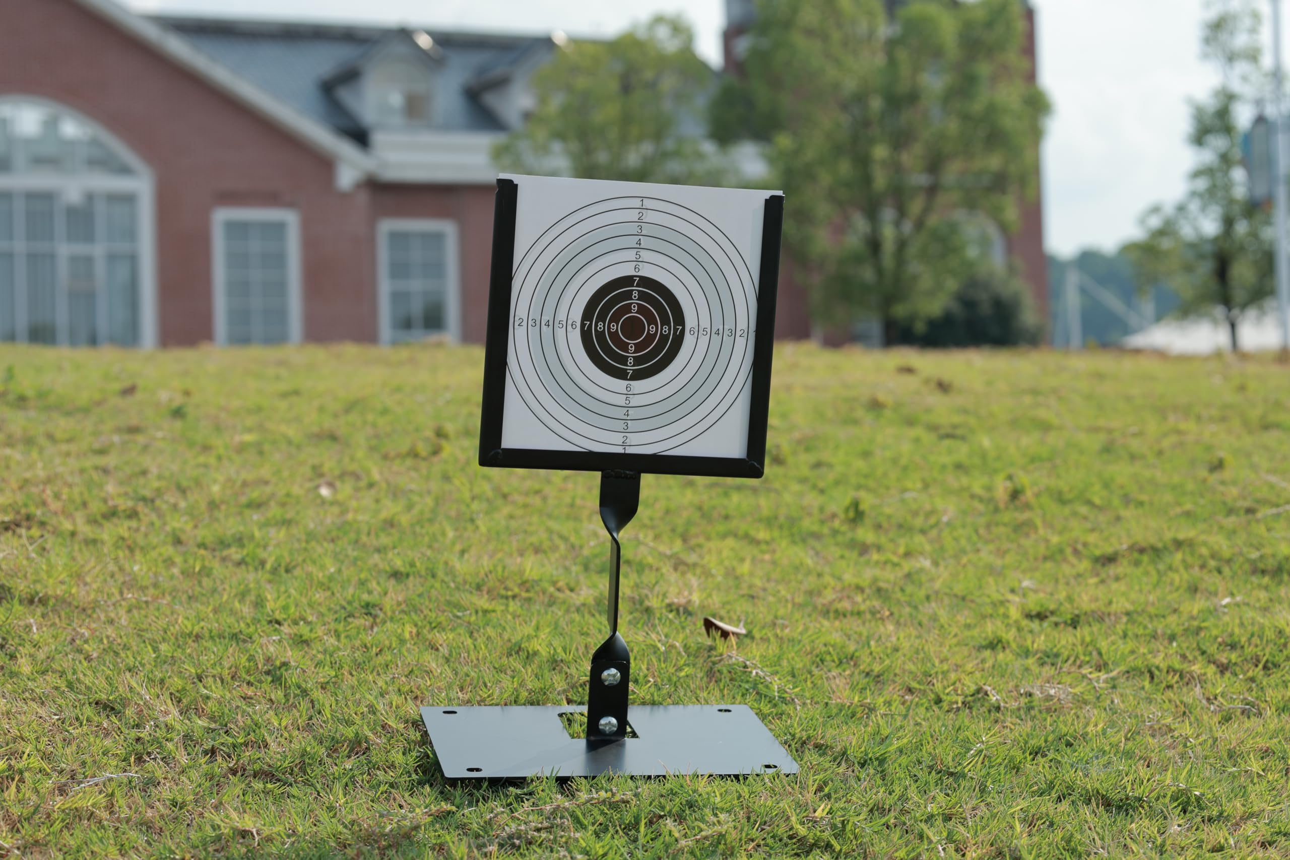 STRONCHUANBb Gun Target, Shooting Target, Slingshot Target, Comes with 20 Paper Targets, Square, Iron, Portable Design, Suitable for Outdoor Shooting and Hunting Shooting