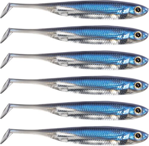 Dr.Fish Paddle Tail Swimbaits - Soft Fishing Lures for Bass | 2.75-4.75 Inches, Freshwater & Saltwater