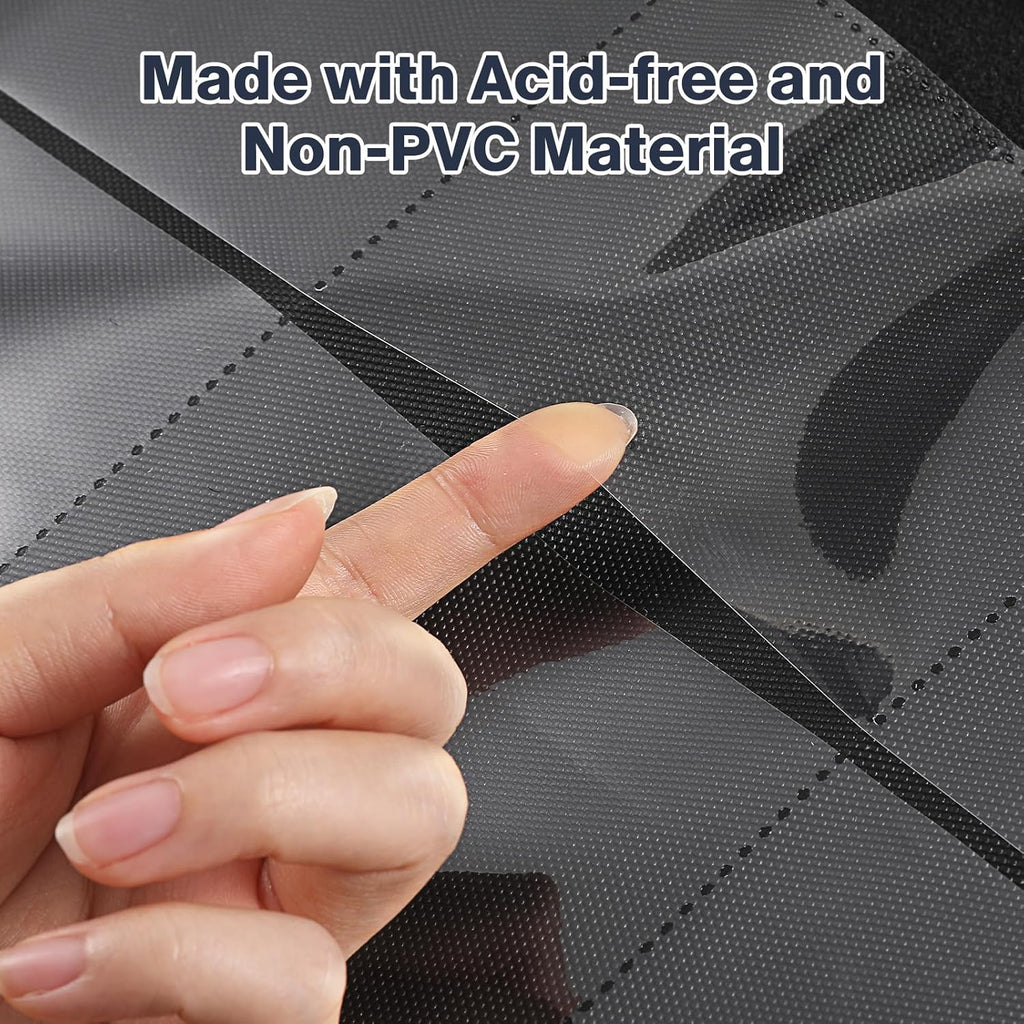 Skiennix Toploader Binder - Holds 360 Cards | Includes 100 Toploaders - 9-Pocket PU Cover for TCG & Sports Cards