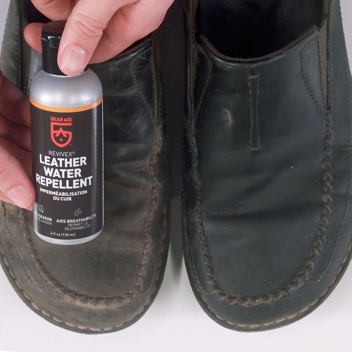 GEAR AID Revivex Leather Water Repellent Spray - Protect Shoes & Boots | 4 Fl Oz