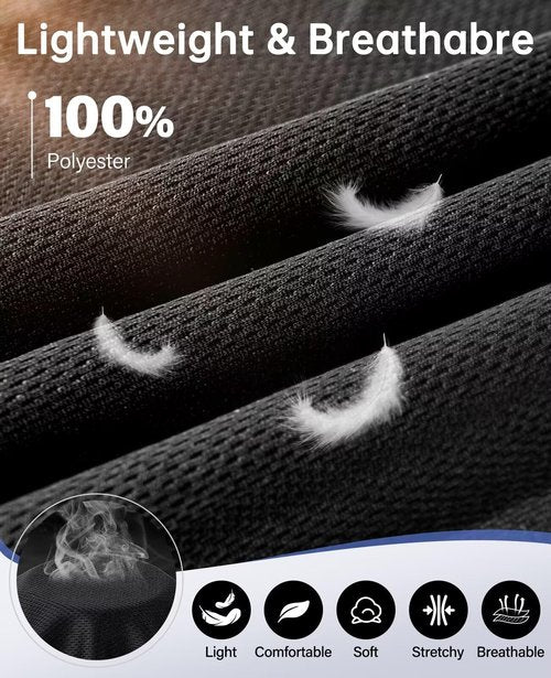 OCYMA Boys Sweatpants with Zip Pockets 5Pack Athletic Pants Mesh Joggers for Boys 5-24