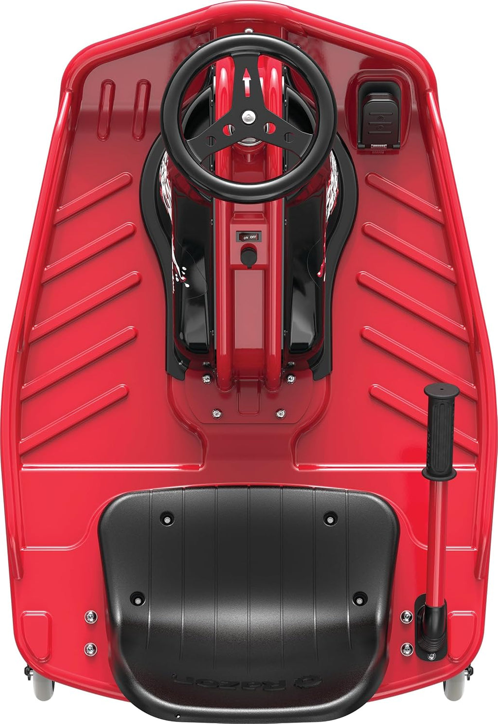 Razor Crazy Cart - 24V Electric Drifting Go Kart - Variable Speed Up to 12 MPH, Black/Red