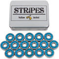 Yellow Jacket Premium Inline Skate Bearings, Roller Skate Bearings, 608, ABEC 9, Bomber Blue (Pack of 16)