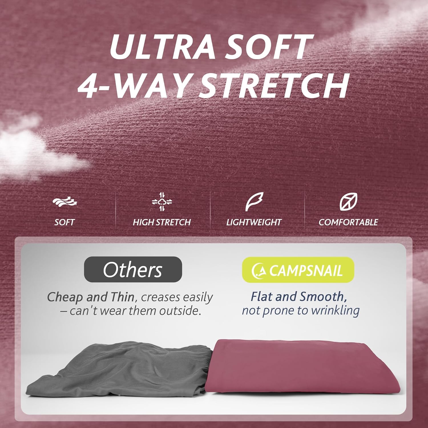 Skiennix Joggers for Women - Lightweight Comfy Sweatpants with Pockets | Perfect for Workout & Travel