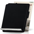OAZ 2 Pieces 9 x 11 inch Canvas Repair Patches Canvas Fabric Patch Self-Adhesive Fabric Repair Tape Waterproof Outdoor Gear Patch Kit for Boat Cover Awning Sofa Chair Couch Tent Bag (Black)