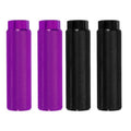 PATIKIL Bike Pegs Fit 3/8 Inch Axles, 4 Pack Aluminum Alloy Anti-Skid Lead Foot Bicycle Peg Back Seat Stands for BMX Mountain Dirt Bike Cycling Rear Stunt Pegs, Purple/Black