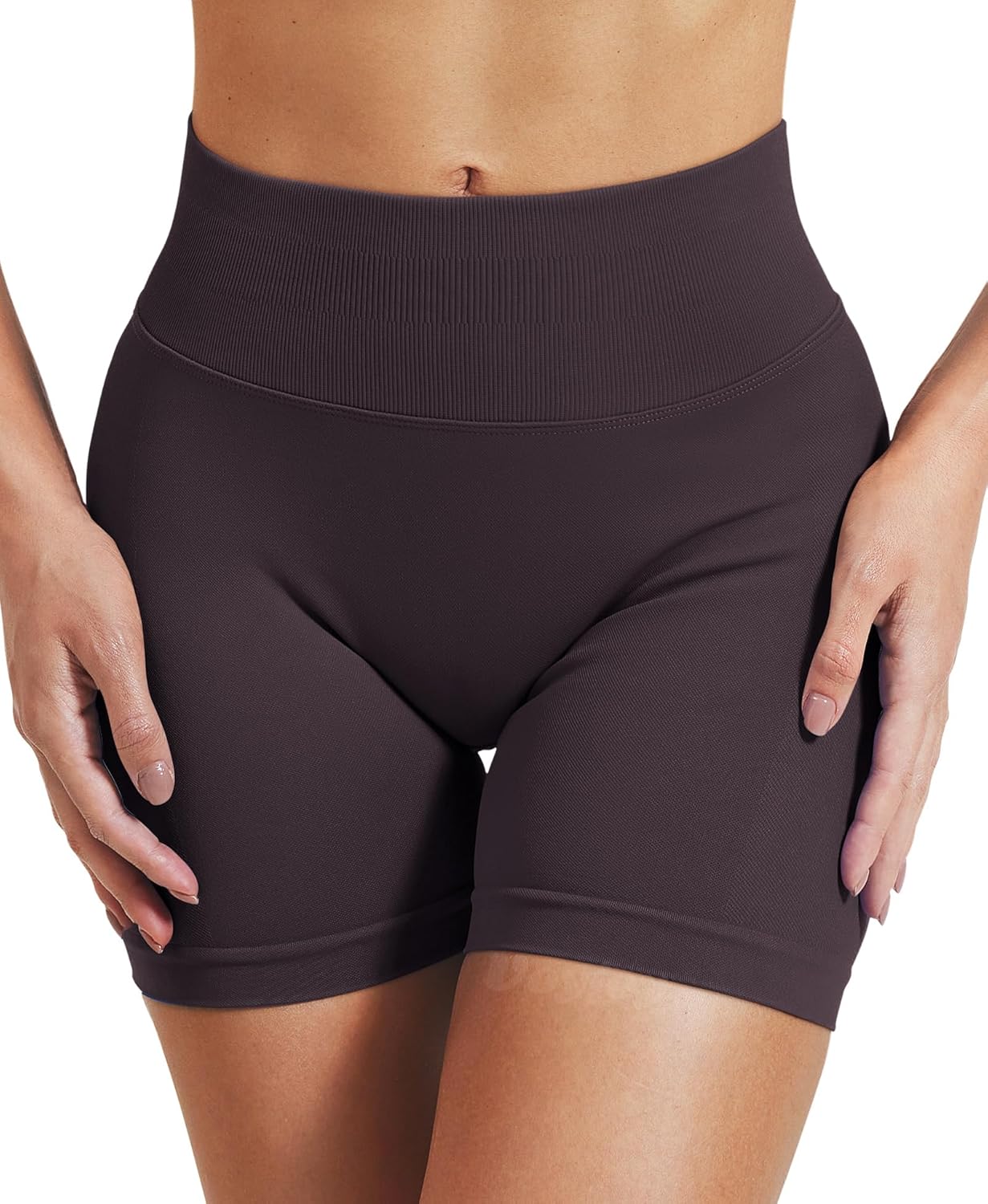 VOYJOY Women's Workout Impact Shorts - Scrunch Butt Lifting Seamless Gym Biker Shorts | 2.5" to 6" Sizes