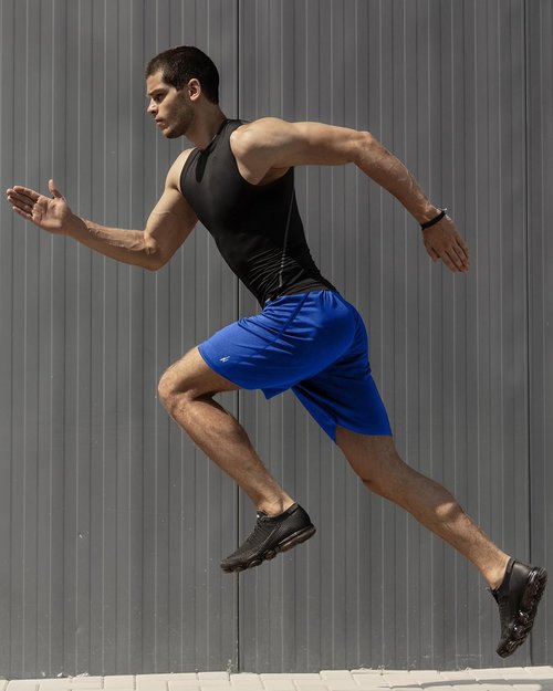 NY Threads Men's Athletic Shorts - Quick Dry, Lightweight, Loose-Fit Gym Shorts with Pockets