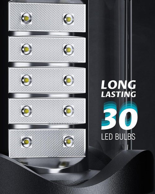 Lichamp LED Camping Lanterns - 4 Pack Battery Powered, Collapsible & Portable Emergency Lights