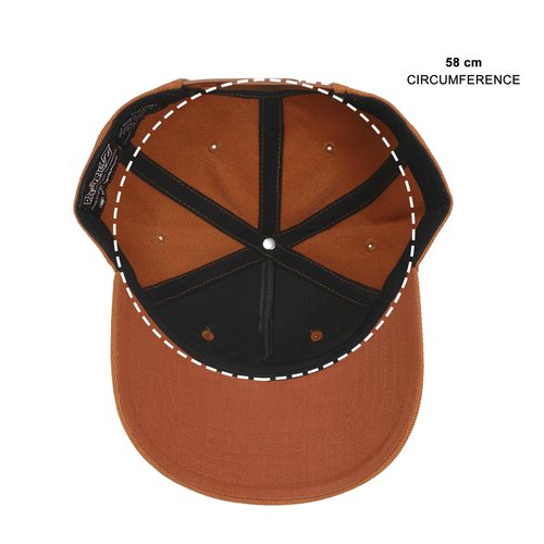 Dragon Ball Z Goku’s Symbol Traditional Snapback Cap Brown