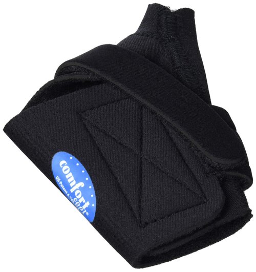 North Coast Medical Comfort Cool CMC Restriction Splint, Left, Small Plus, Black