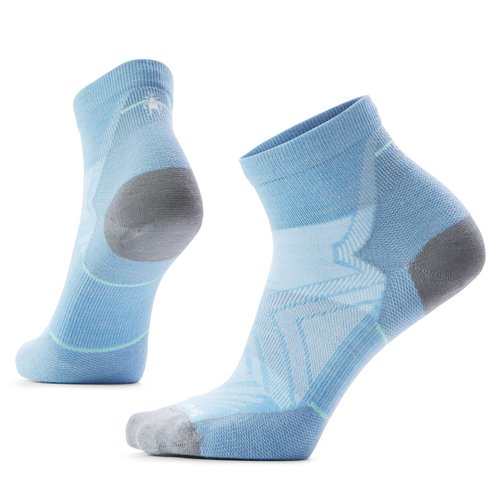 Smartwool, Women's, Run Zero Cushion Ankle, Serene Blue, Medium