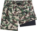 Maamgic Men's Swim Trunks - 2 in 1 Board Shorts with 7-Inch Inseam | Comfortable & Stylish