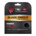 TRU PRO Black Knight - Tennis String Set (Poly): for the Tournament Player (17g (1.23 mm), 12.2 m, Black)