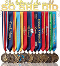 Medal Holder Display Hanger - Sturdy Wall Rack for Over 60 Medals | Easy Install for Gymnastics, Soccer, Softball
