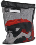 Meister Athlete Wash Bag - Durable Mesh Sports Laundry Bag with Zipper Lock - Black