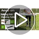 Avocahom Folding Fish Cleaning Table Portable Camping Sink with Faucet & Drain Hose - Black