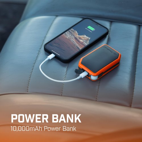 THAW Rechargeable 10K Hand Warmer | 3-in-1 Hand Warmer, Power Bank and Light, 3 Heat Modes, Up to 7 Hours, Double-Sided Heating, Includes Charging Cable