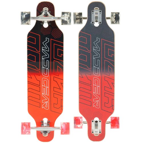 Cruiser Skateboard for Adults & Teens – Lightweight 31" Maple Deck – Smooth 70mm Wheels – Madd Gear Longboard (Flux)