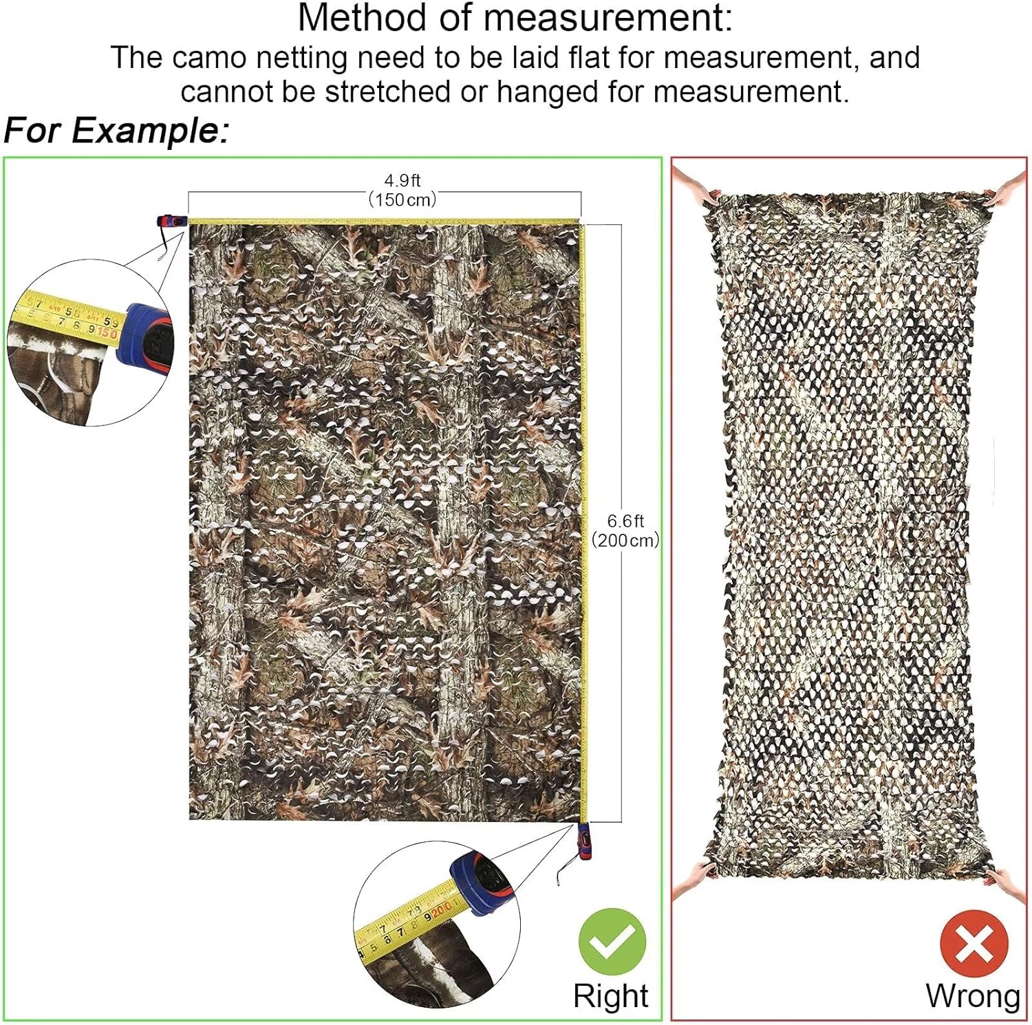Sitong Camo Netting Roll - Versatile Hunting & Military Decoration | Sunshade, 6ft x 10ft