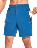 KPSUN Men's 7" Lightweight Tactical Cargo Shorts - Quick Dry with Zipper Pockets for Fishing & Camping