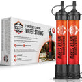 Skiennix High-Capacity Emergency Water Straws - Lightweight & Reusable | 1800-Gallon Filters for Camping, Hiking, Travel, and Survival