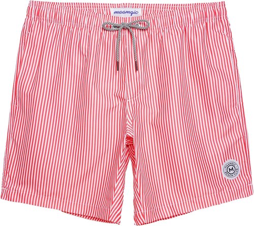 Maamgic Men's Swim Trunks - Quick Dry Swim Shorts with Mesh Lining | Fun Bathing Suits, 7-Inch Length