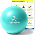ProBody Pilates Small Exercise Ball - 9 Inch Workout Ball for Stability, Barre, Yoga, Core & Physical Therapy